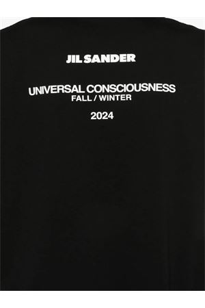 T-shirt in cotone nero JIL SANDER | J61GC0002J20086001